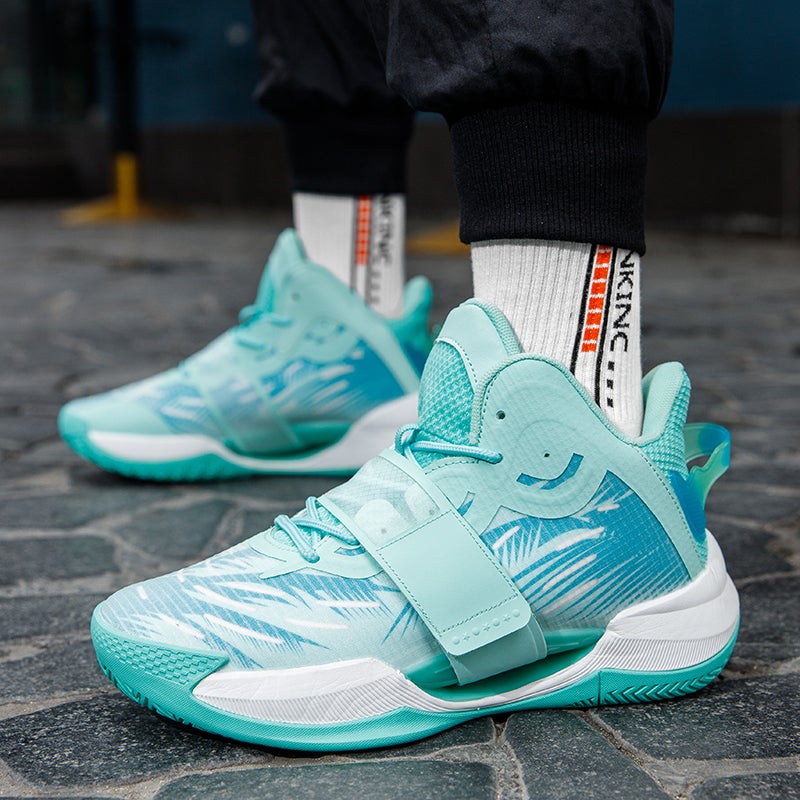 Water Flower 4 Generation Basketball Shoes Men'S 5 Wear-Resistant 2024 Student Children Boys' Actual Combat Sneakers Friction Sound - Image 2
