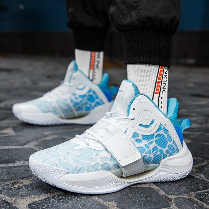 Water Flower 4 Generation Basketball Shoes Men'S 5 Wear-Resistant 2024 Student Children Boys' Actual Combat Sneakers Friction Sound - Image 5