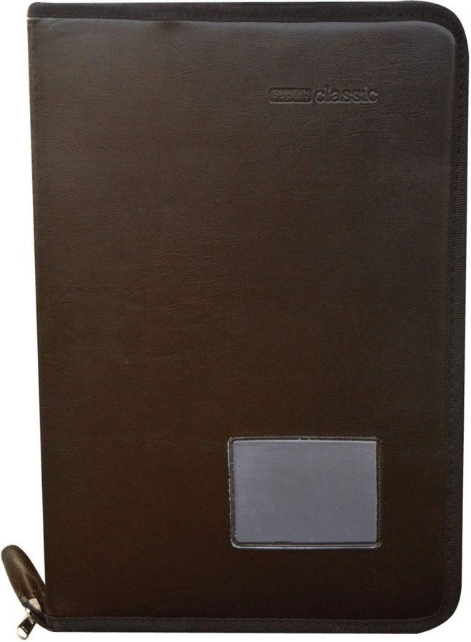Pareek Classic look Fs Size (bigger Than A4) Docoment File with Expanding Cases and 20 Inner Pocket (Black) - Image 3