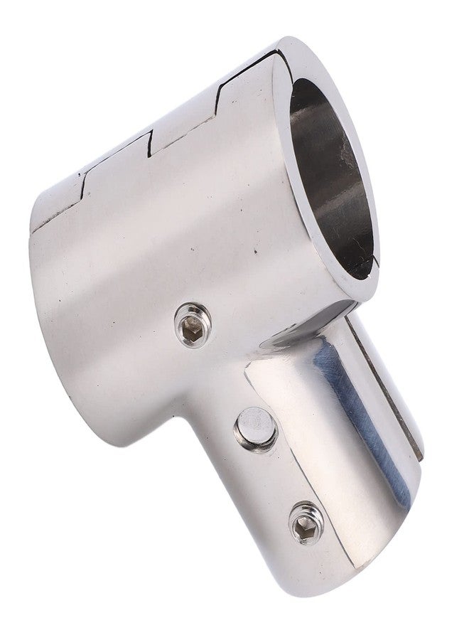 Fydun 90 T Tee Pipe Connector, 1in/25.4mm ID Stainless Steel, Silver, Boat Hand Rail Accessory - Image 2