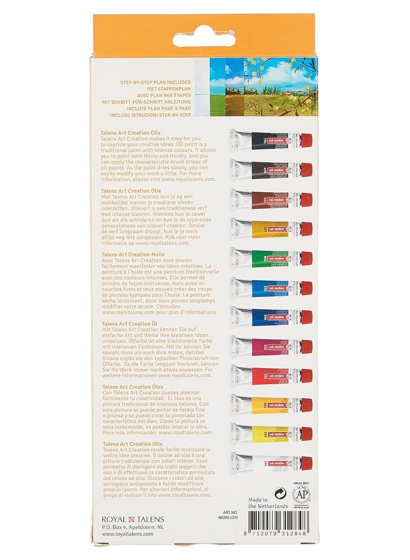 Royal Talens Talens Art Creation Oil Paints 12 Tubes - Image 4