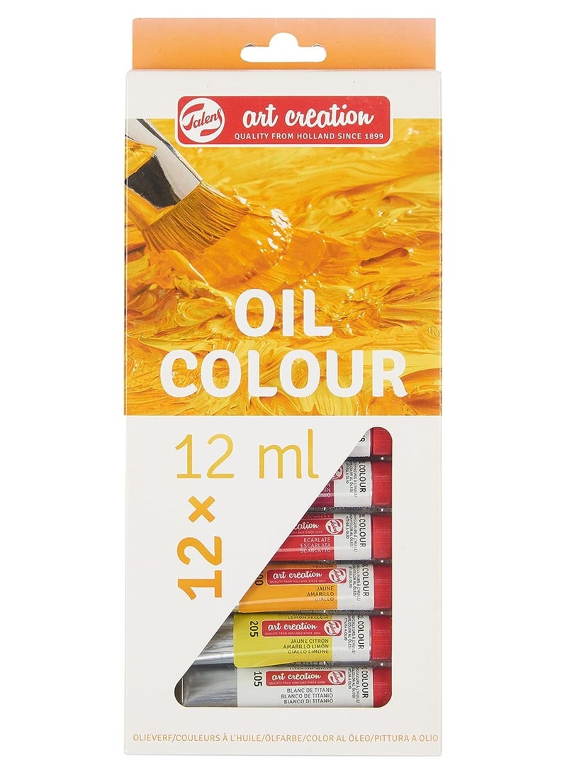 Royal Talens Talens Art Creation Oil Paints 12 Tubes - Image 1