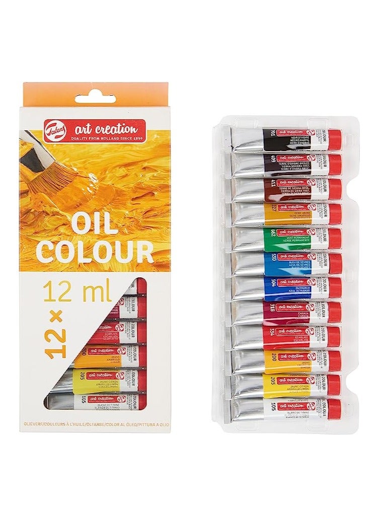 Royal Talens Talens Art Creation Oil Paints 12 Tubes - Image 3
