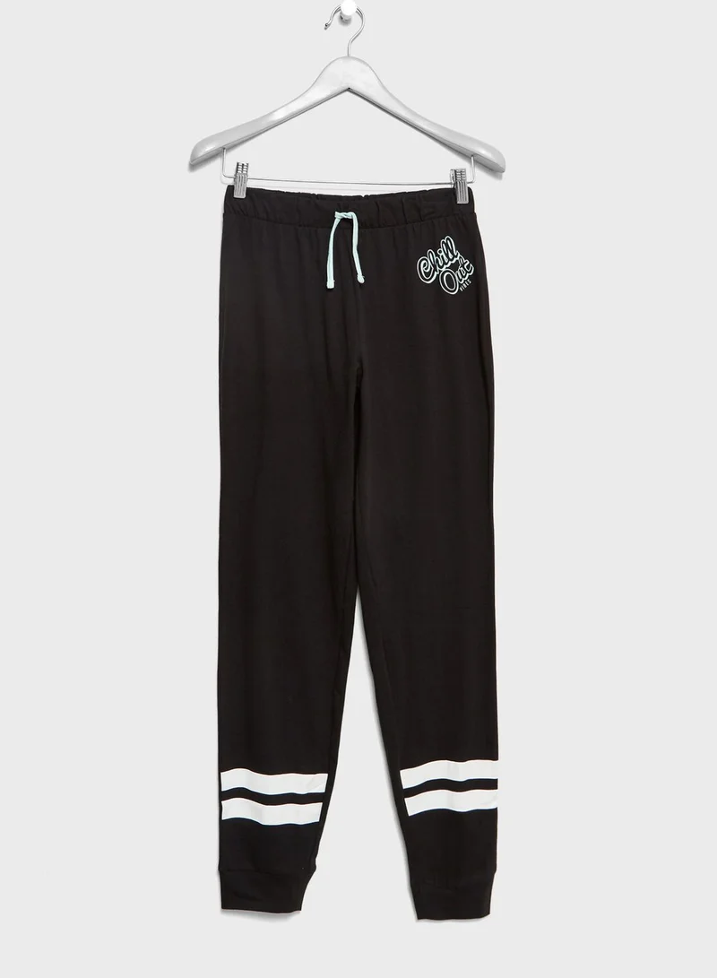 NEW LOOK Teen T-Shirt + Pyjamas Set