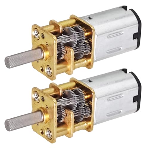 Anreak 2Pcs DC 12V 30RPM GA12 N20 Miniature Gear Motor 3-12V 7.5-4000RPM High Torque Small DC Motor for Robotics (12-30) - Image 5