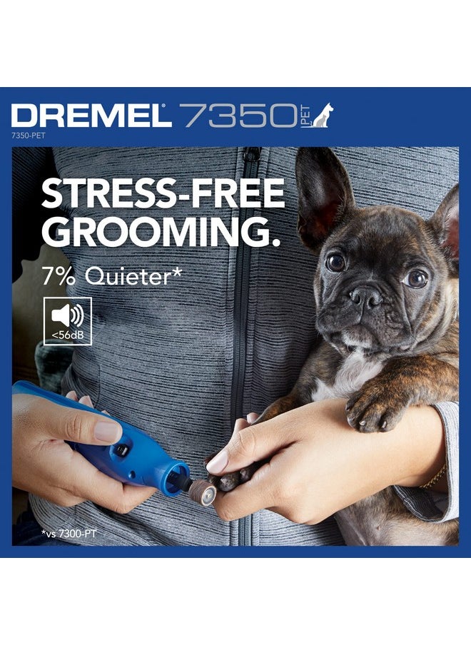 درمل ماكينة قص أظافر الحيوانات الأليفة والكلاب 7350-PET 4V من Dremel، ماكينة قص أظافر آمنة وسهلة الاستخدام، مجموعة احترافية للعناية بالحيوانات الأليفة - تعمل على الكلاب والقطط الكبيرة والمتوسطة والصغيرة  - Image 4