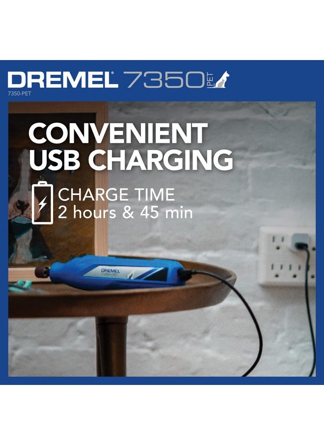 درمل ماكينة قص أظافر الحيوانات الأليفة والكلاب 7350-PET 4V من Dremel، ماكينة قص أظافر آمنة وسهلة الاستخدام، مجموعة احترافية للعناية بالحيوانات الأليفة - تعمل على الكلاب والقطط الكبيرة والمتوسطة والصغيرة  - Image 5
