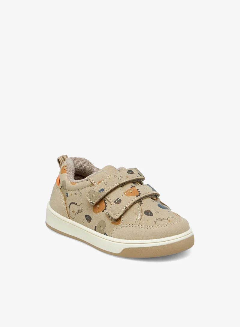 بيرفيت أحذية رياضية بطبعة ديناصور مع إغلاق بشريط لاصق