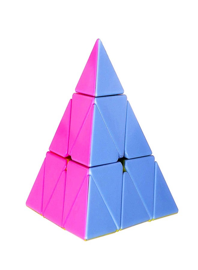 D ETERNAL Cube Combo Of Megaminx And Pyraminx Pyramid Triangle High Speed Stickerless Magic Puzzle Cube (Triangle & Megaminx Combo), Teen - Image 3
