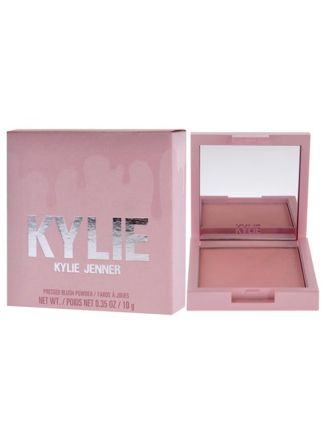 Kylie Cosmetics بودرة بلش مضغوط - 334 قوة الورد من كايلي كوزمتيكس للنساء - 0.35 أونصة بلش - Image 4