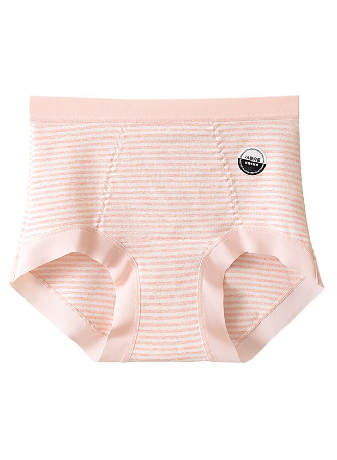 Xinjiang Colored Cotton Mid-high Waist Underwear Women's Cotton 7a Antibacterial Extended Crotch Belly Breathable Seamless Girls' Briefs
