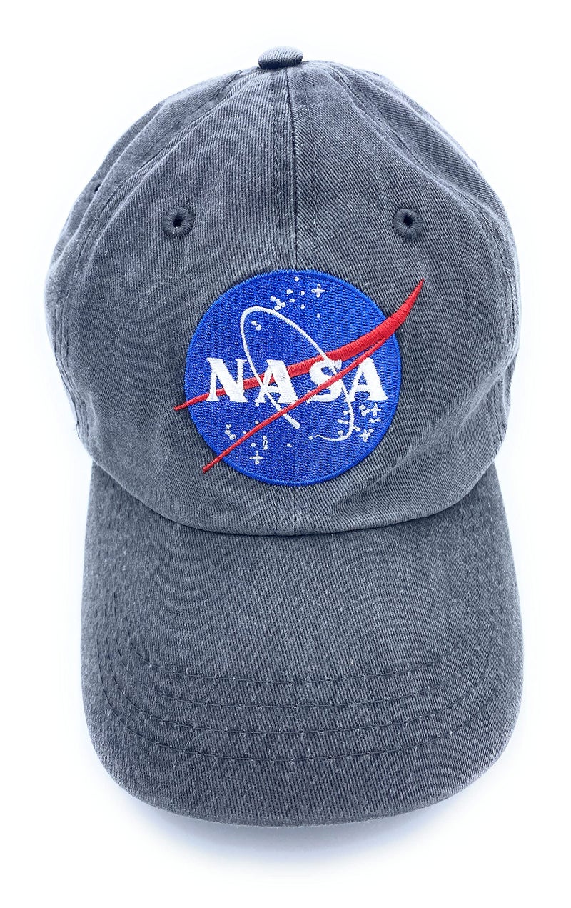Aeisage NASA Hat Dad Hats for Men Black Baseball Hats & Caps Souvenir Gifts Mens Vintage Cap NASA Distressed Hat for Women Washed Cotton Caps - Image 1