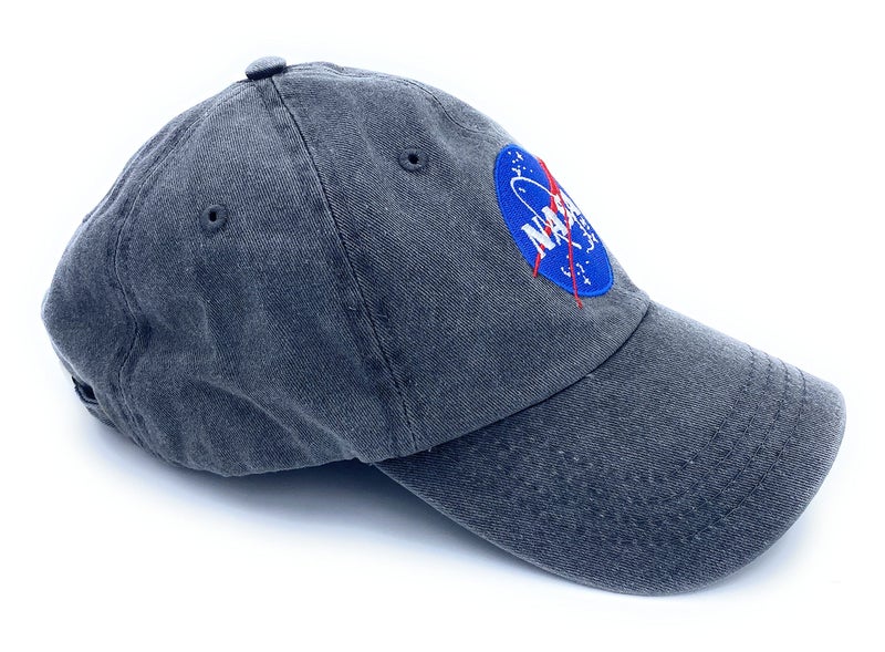 Aeisage NASA Hat Dad Hats for Men Black Baseball Hats & Caps Souvenir Gifts Mens Vintage Cap NASA Distressed Hat for Women Washed Cotton Caps - Image 3