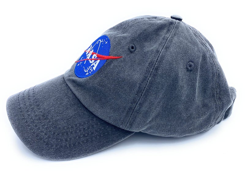 Aeisage NASA Hat Dad Hats for Men Black Baseball Hats & Caps Souvenir Gifts Mens Vintage Cap NASA Distressed Hat for Women Washed Cotton Caps - Image 2