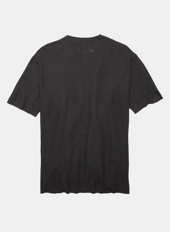 American Eagle AE Short-Sleeve Sweater T-Shirt - Image 4