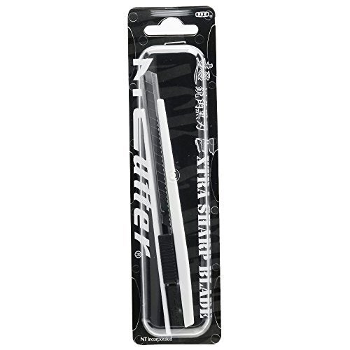 NT Cutter Ultra Sharp; Blade Utility Knife, Black And White (MNCR-A1) - Image 5