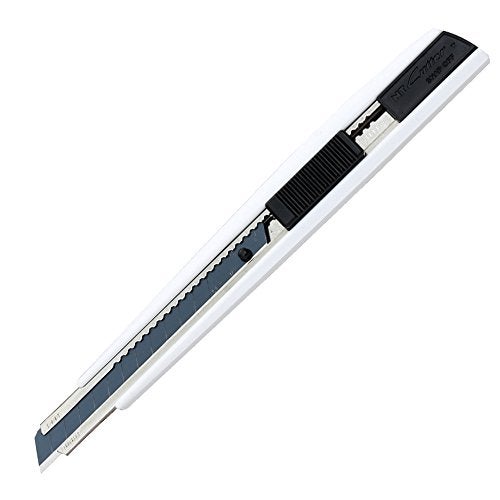NT Cutter Ultra Sharp; Blade Utility Knife, Black And White (MNCR-A1) - Image 1