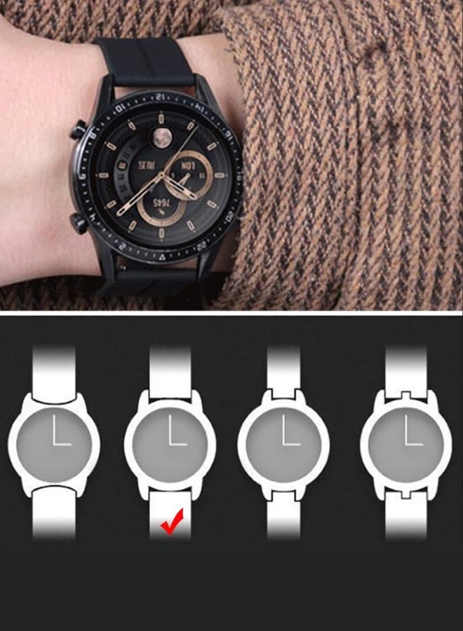 Adjustable Magnetic Silicone Watch Strap – Compatible with 38/40/41/42mm Smartwatches – Sporty Design – Multi-Color - Image 4