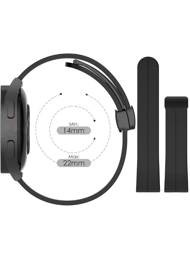 Adjustable Magnetic Silicone Watch Strap – Compatible with 38/40/41/42mm Smartwatches – Sporty Design – Multi-Color - Image 5