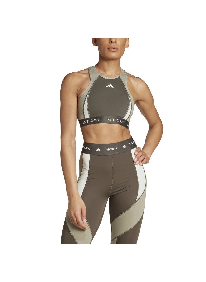 Adidas adidas Tf Ms Hn Cb Bra Green Training Bra 2XSB  - Image 5