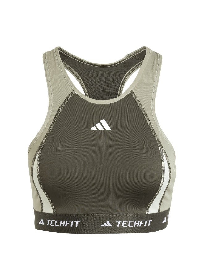 Adidas adidas Tf Ms Hn Cb Bra Green Training Bra 2XSB  - Image 1