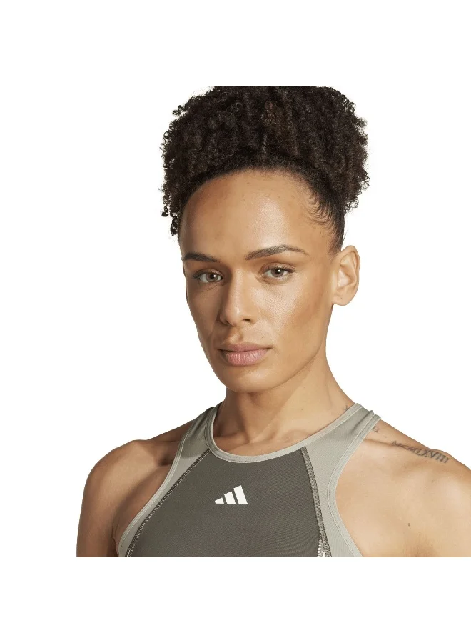 adidas حمالة صدر تدريب Tf Ms Hn Cb Bra خضراء مقاس 2XSB