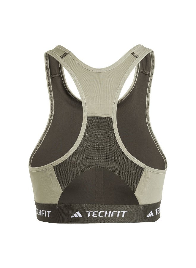 Adidas adidas Tf Ms Hn Cb Bra Green Training Bra 2XSB  - Image 3