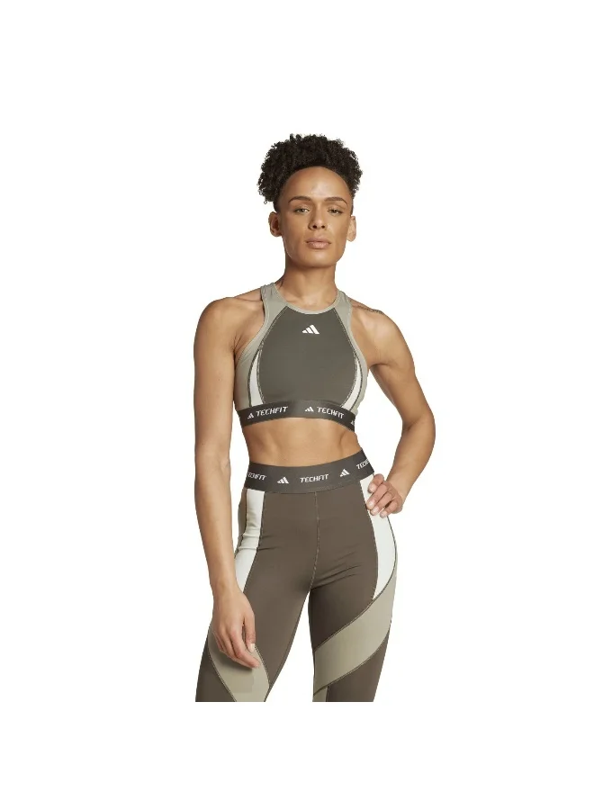adidas حمالة صدر تدريب Tf Ms Hn Cb Bra خضراء مقاس 2XSB