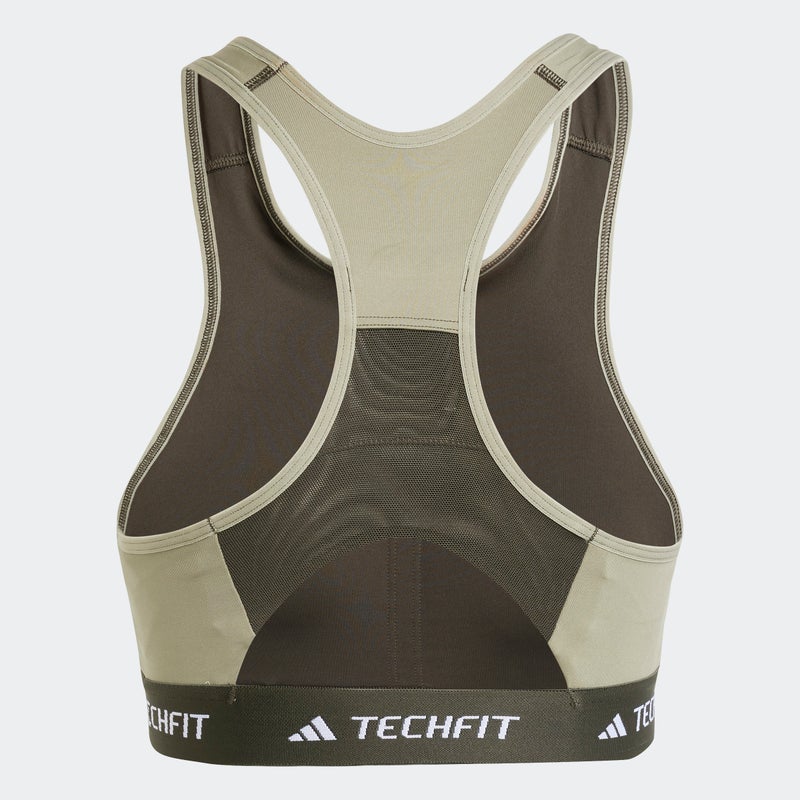 اديداس حمّالة صدر Techfit Medium-Support High-Neck Colorblock - Image 5