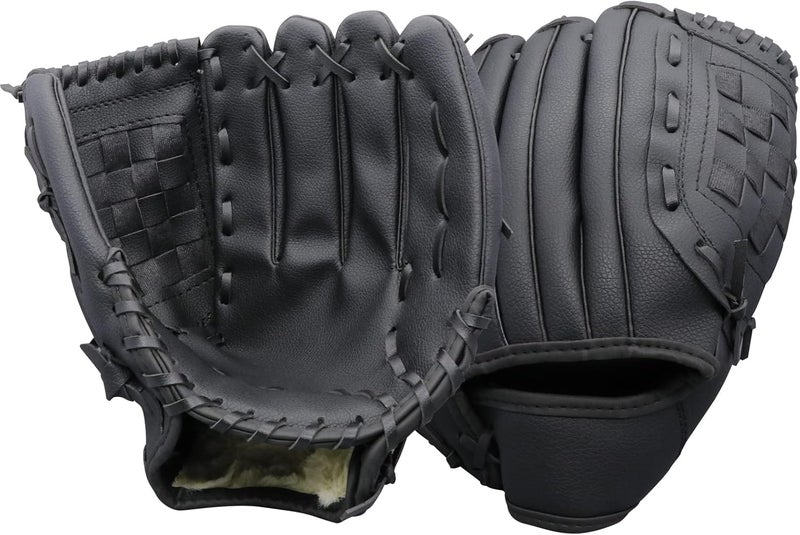 Aoutacc Baseball Gloves Softball Glove,12.5 Player Preferred Wear-Resistant PU Material Thicken Softball Fielding Glove,Left Hand Gloves Right Hand Throw for Youth Adult - Image 1