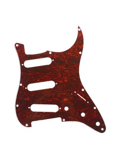 St Sq SSS Electric Guitar Pickguard Red tortoise shell