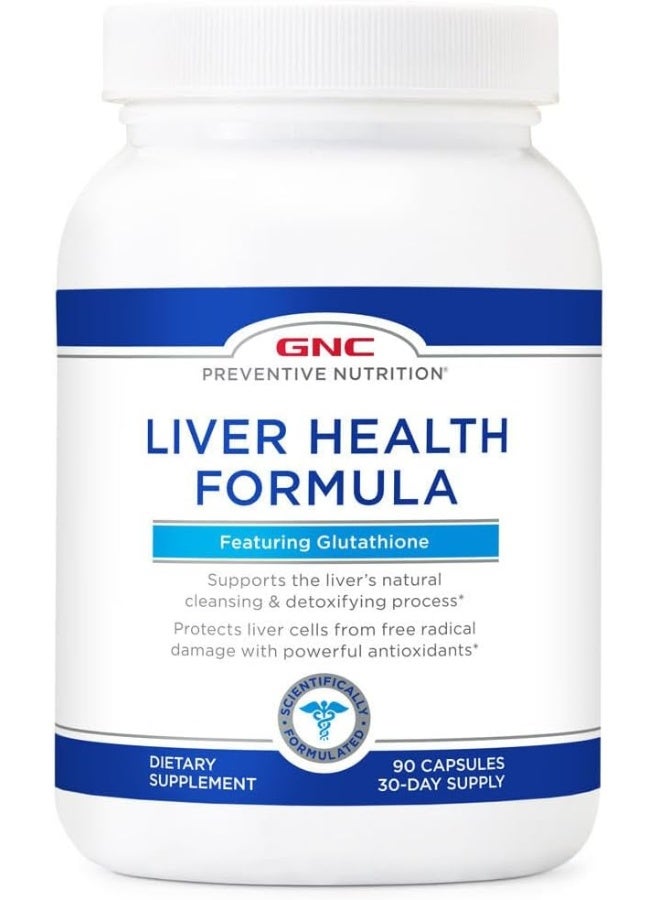 GNC Preventive Nutrition Liver Health Formula 90 Capsules - Image 1