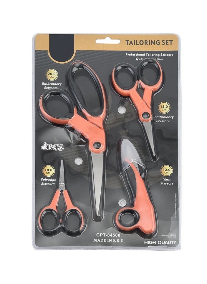 Just Quality Professional Sewing Tailor Scissors set of 4pcs  - Image 5