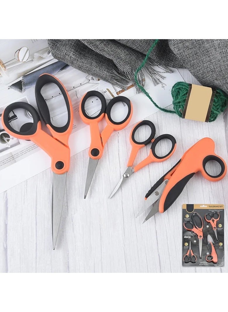 Just Quality Professional Sewing Tailor Scissors set of 4pcs  - Image 2