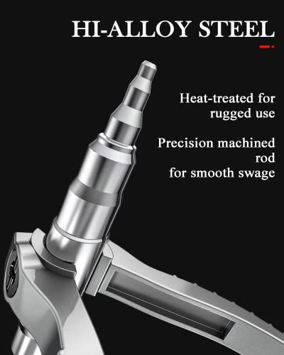 Wisscool Swaging Tool Pipe Tube Expander Hand Expanding Tool Refrigeration Tube Expander for Copper 14in78in - Image 3
