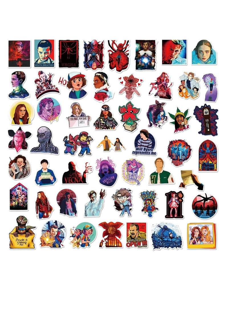 بريميفي 100 قطعة من ملصقات الجمال الأنمي المقاومة للماء من الفينيل لزجاجات المياه والكمبيوتر المحمول والهاتف والجيتار ولوح التزلج - Image 2