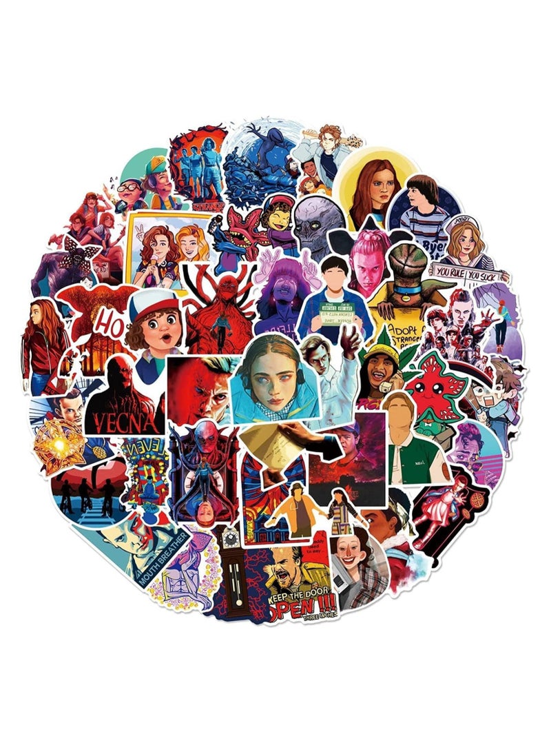 بريميفي 100 قطعة من ملصقات الجمال الأنمي المقاومة للماء من الفينيل لزجاجات المياه والكمبيوتر المحمول والهاتف والجيتار ولوح التزلج - Image 3