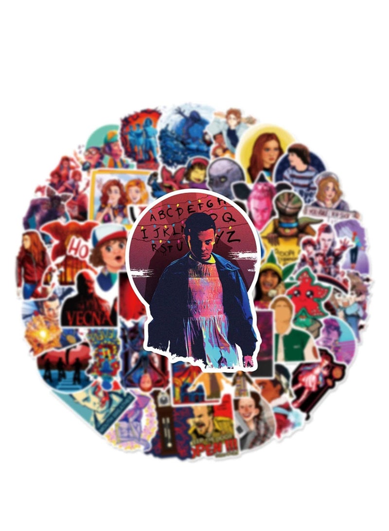 بريميفي 100 قطعة من ملصقات الجمال الأنمي المقاومة للماء من الفينيل لزجاجات المياه والكمبيوتر المحمول والهاتف والجيتار ولوح التزلج - Image 5