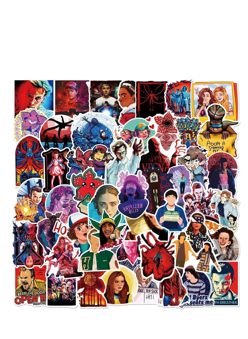 بريميفي 100 قطعة من ملصقات الجمال الأنمي المقاومة للماء من الفينيل لزجاجات المياه والكمبيوتر المحمول والهاتف والجيتار ولوح التزلج - Image 1