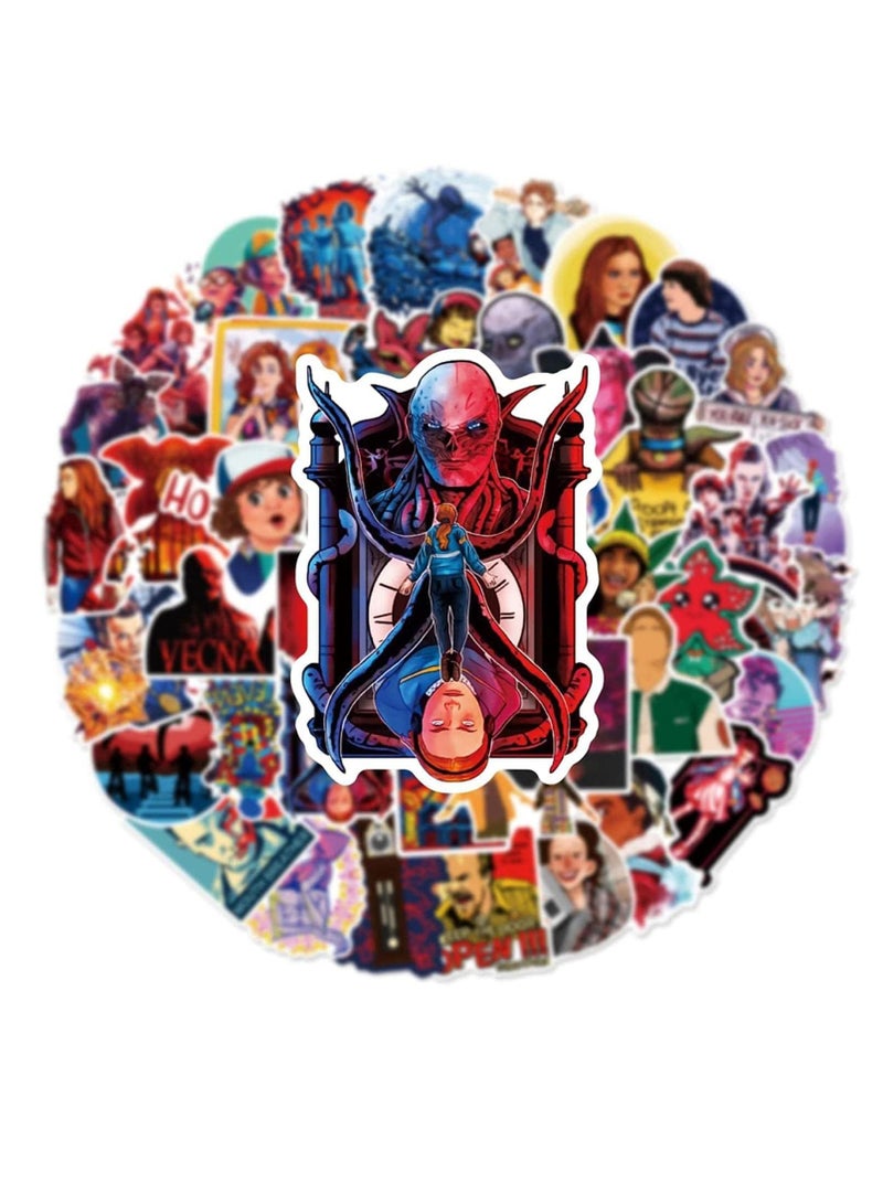 بريميفي 100 قطعة من ملصقات الجمال الأنمي المقاومة للماء من الفينيل لزجاجات المياه والكمبيوتر المحمول والهاتف والجيتار ولوح التزلج - Image 4