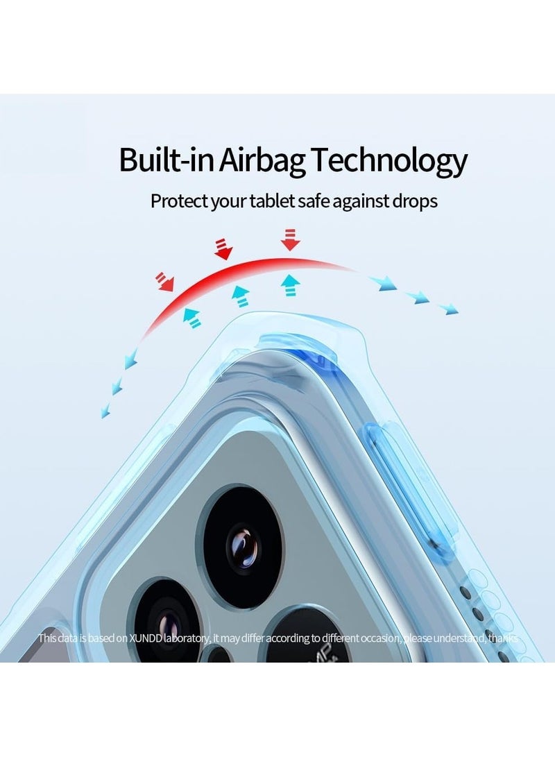 general Case Compatible with Xiaomi Pad 6S Pro 12.4 inch Case, Airbags Shockproof Protective Sleeve Tablet Case Transparent Cover with Stand Holder - Image 4