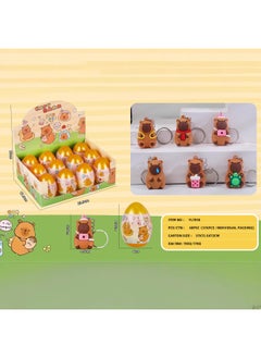 Generic Special For Key Chain Twist Egg Ball Card Cool Mirabu Doll Blind Egg Mobile Phone Pendant Gift Wholesale-Color:Yl7059 Labubu Doll Keychain Blind Egg  - Image 2