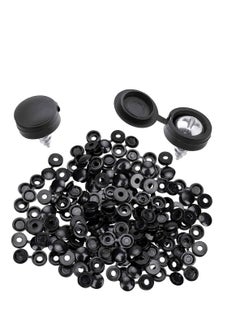 KNP KNP Gypsum Caps For Drywall Screws Screw Covers Caps Plastic Hole Plugs Screw Protection Covers Dark Brown  - Image 2