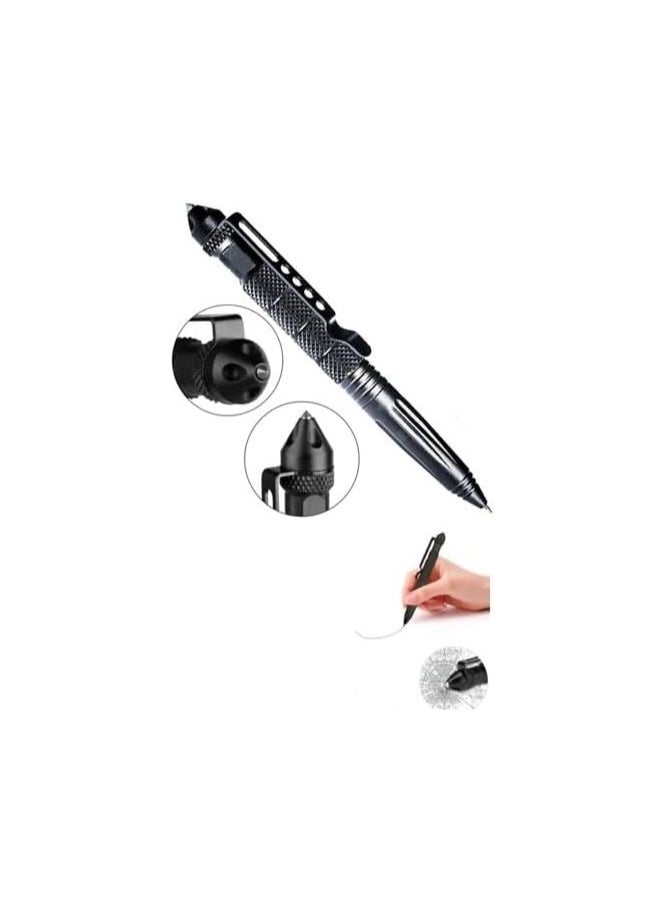 Generic Multi-tool Tactical Metal Ballpoint Pen for Camping and Car Window Breaker for Office and Outdoor  - Image 2