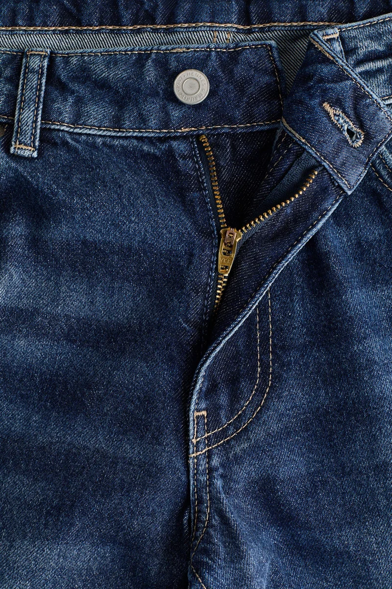 اتش اند ام جينز بقصة فضفاضة بخصر منخفض