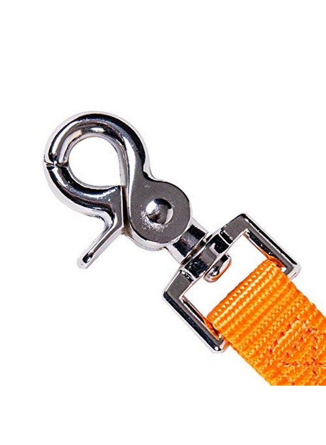 GOGO Pet Products 3/4-Inch Wide Comfy Nylon Dog Leash, 6-Feet Long, Orange - Image 2