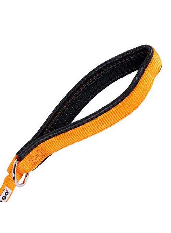 GOGO Pet Products 3/4-Inch Wide Comfy Nylon Dog Leash, 6-Feet Long, Orange - Image 3