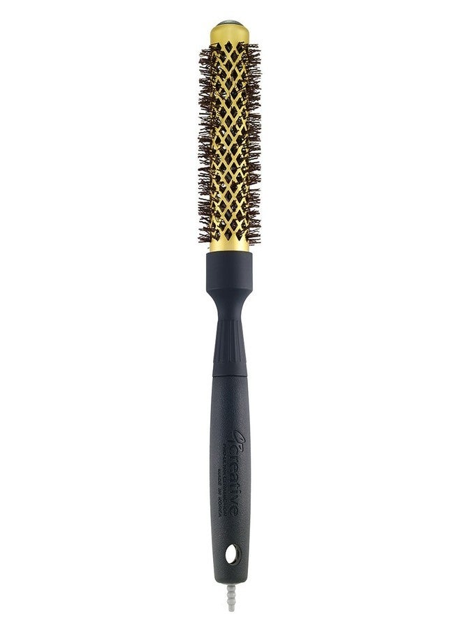 Creative Hair Brushes Gold Nano Ceramic Ion Hair Brush, CR130-G, 1.5 Inch