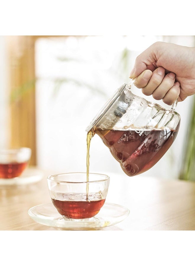 600ml Heat-Resistant Glass V60 Coffee Server, Manual Drip Pour-Over Coffee & Tea Pot, Transparent Brewing Kettle by E-CV – 600ml - Image 5