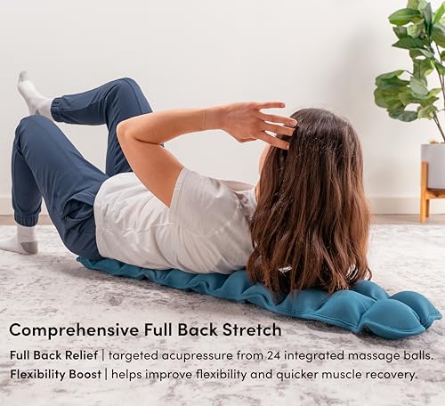 Halo Spine Stretcher for Back Pain Relief, Full Back Decompression, Upper and Lower Back Stretcher, Spine Alignment, and Deep Tissue Acupressure Therapy with 24 Massage Balls - Image 4
